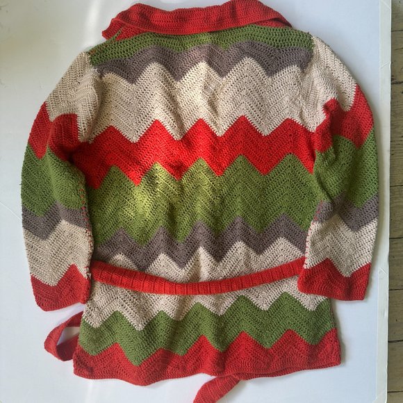 Next Crochet Zig Zag Cardigan - Picture 2 of 6